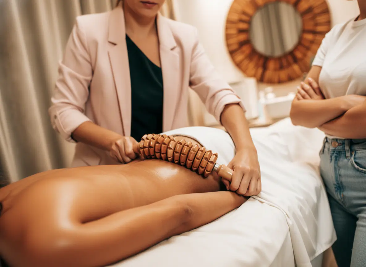 Maderotherapy back
