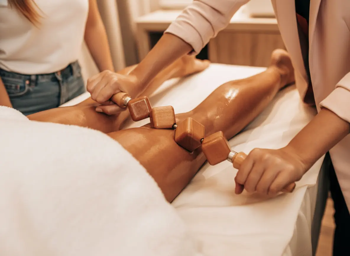 Maderotherapy legs